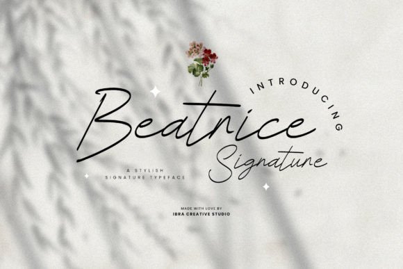 Beatrice Signature: The Font That Crafts Your Brand’s Story