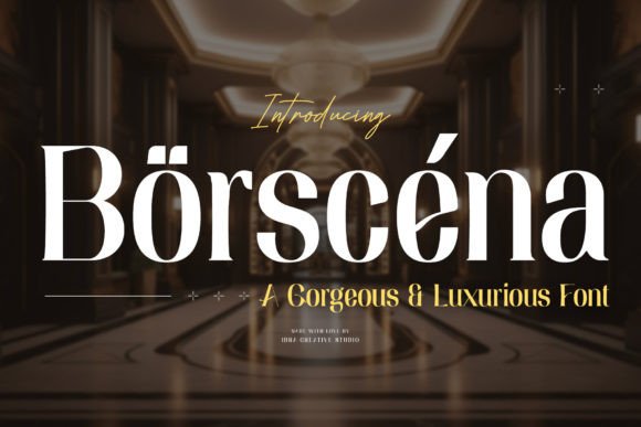 Borscena: A Serif Typeface for Elevated Editorial Design