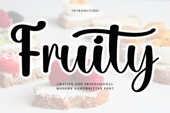 Designing with Fruity: A Font for a Better Reading Experience
