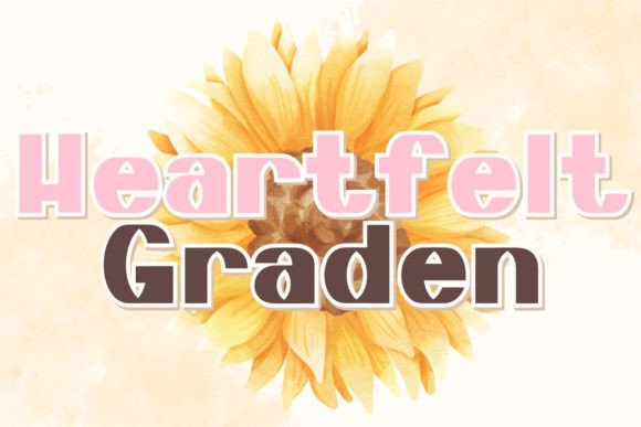 Heartfelt Graden: A Display Font for Emotive Digital Experiences