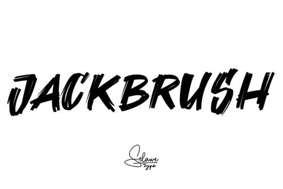 Jackbrush: The Perfect Brush Font for Creative Product Makers