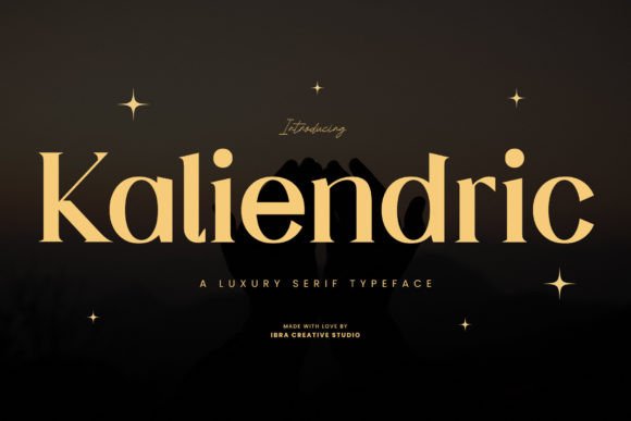 Kaliendric: A Serif Typeface for Elegant Branding