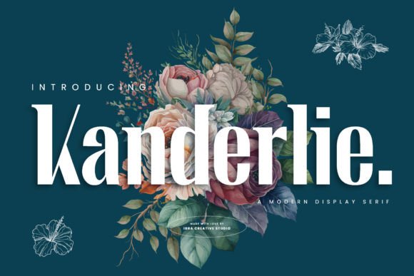 Kanderlie: A Modern Serif Font for Editorial Elegance