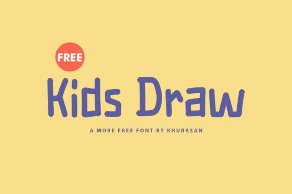 Kids Draw: A Handwritten Font for Authentic Branding