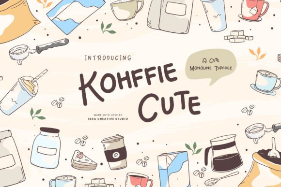 Kohffie Cute: A Font for Friendly Editorial Design