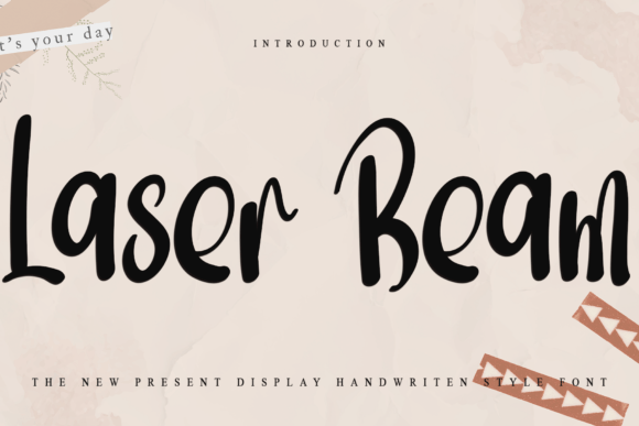 Laser Beam: A Playful Handwritten Font for Modern Branding