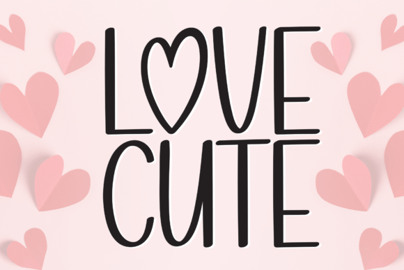 Love Cute: A Handwritten Font for Crafters and Product Makers