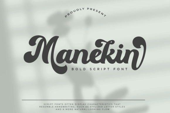 Manekin: A Script Font Built for Practical Branding