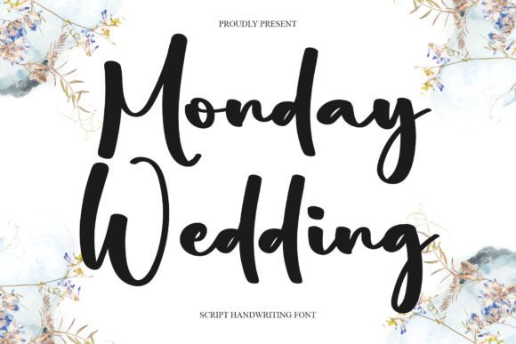 Monday Wedding: A Handwritten Font Built for Branding