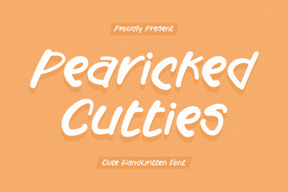 Pearicked Cutties: A Handwritten Font for Calm Editorial Moods