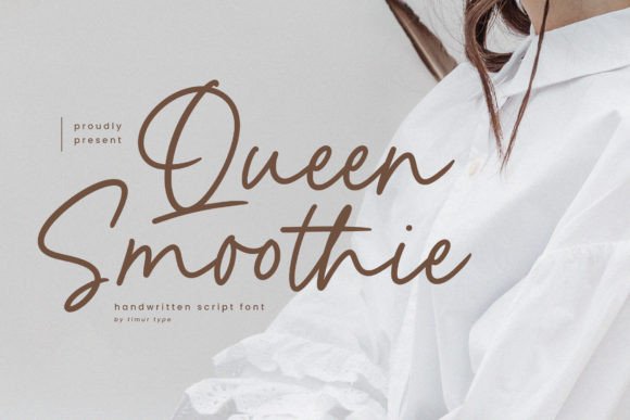Queen Smoothie: The Elegant Script Font for Standout Digital Design