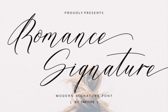 Romance Signature: A Font That Adds a Warm Editorial Touch