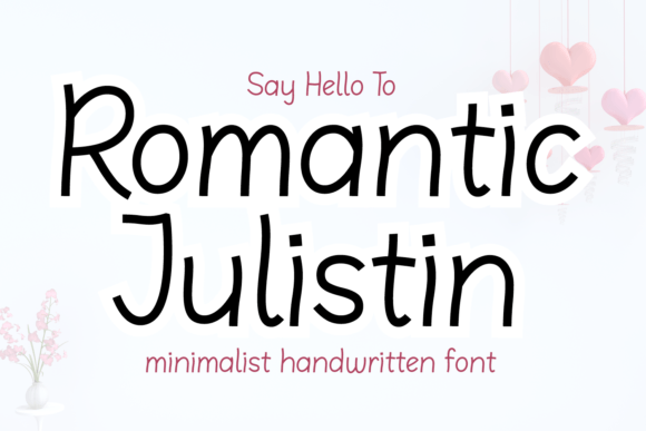 Romantic Julistin: A Handwritten Font for Crafted Elegance