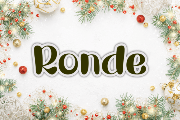 Ronde: A Playful Handwritten Font for Digital Designers