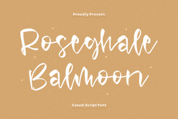 Roseghale Balmoon: A Script Font Built for Modern Campaigns