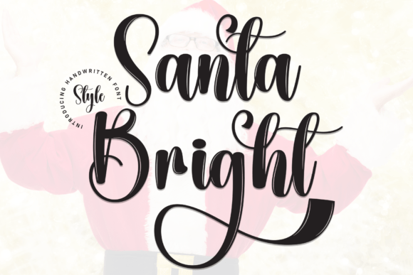 Santa Bright: A Script Font with Bounce and Charm