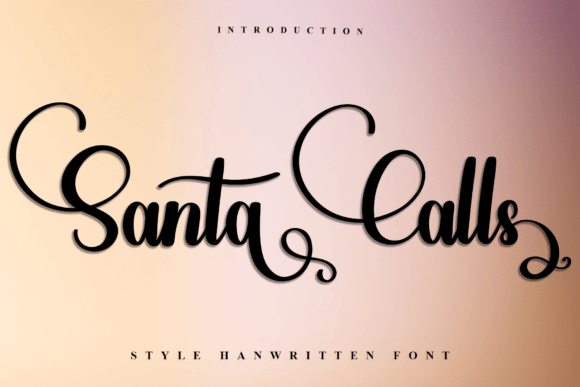 Santa Calls: A Festive Web Font for Creative Digital Brands