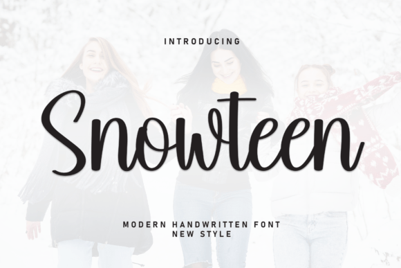 Snowteen: The Friendly Handwritten Font for Modern Campaigns