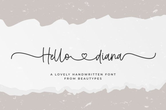 The Artful Utility of Hello Diana: A Handwritten Font for Editorial Design