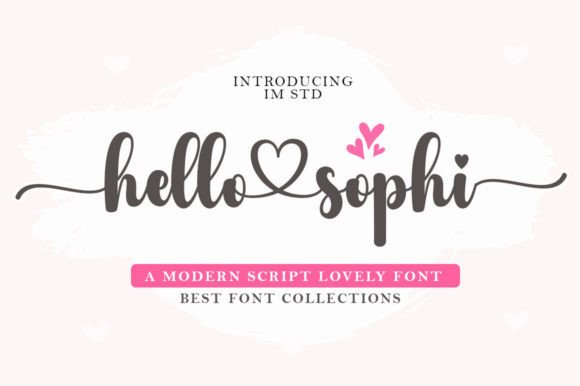 The Hello Sophi Font: A Beautiful Choice for Your Brand's Signature Style
