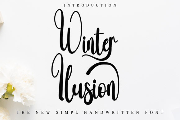 Winter Ilusion: A Playful Handwritten Font for Modern Branding