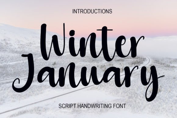 Winter January: A Typeface for Thoughtful Editorial Mood