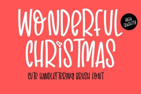Wonderful Christmas: A Festive Font for Digital Branding